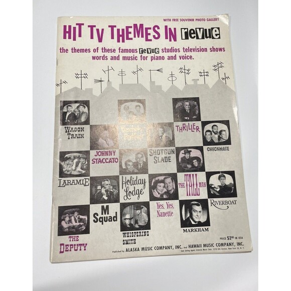 Other - Universal City Revue Studios "Hit TV Themes In Revue" Souvenir Music Book 1961